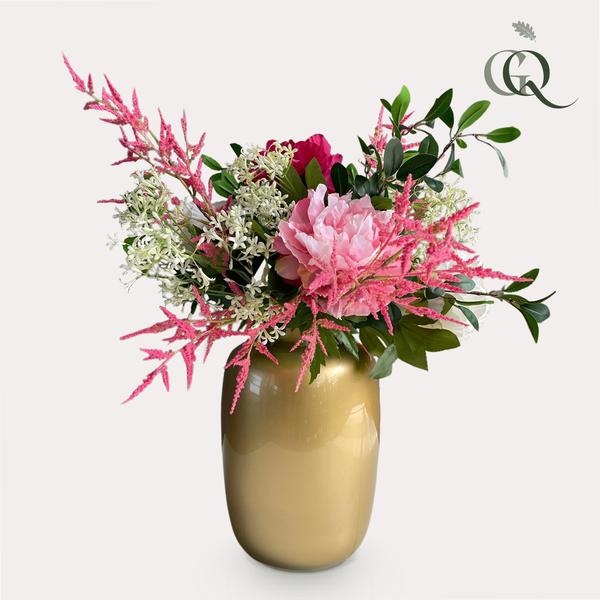 Kunstbloemen - Boeket L - Shiny Pink - 80cm