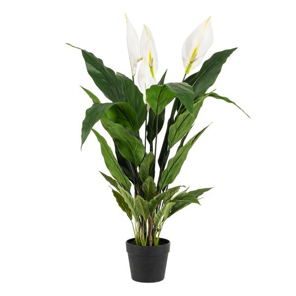 kunstplant - Spathiphyllum - Lepelplant - 90cm