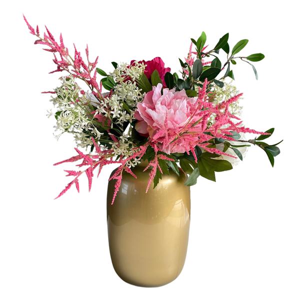 Kunstbloemen - Boeket L - Shiny Pink - 80cm