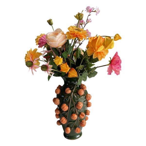 Kunstbloemen - Boeket L - Orange Summer - 80cm