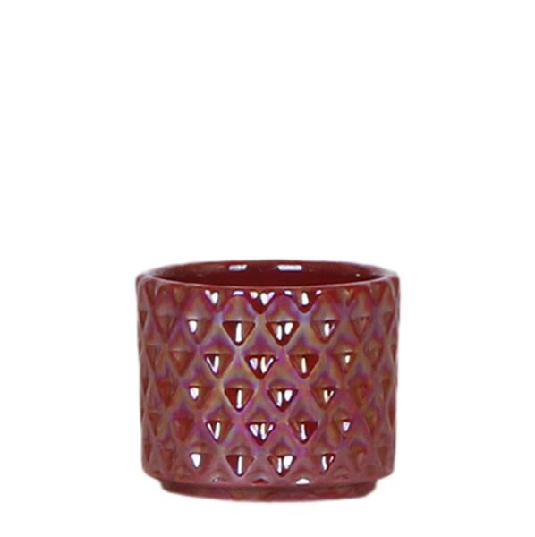 Kolibri Home | Diamond pearl sierpot - Red - Ø6cm