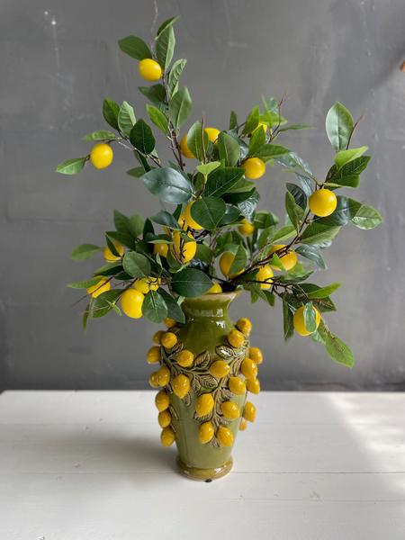 Kunstbloemen - Boeket L - Lemon Glow - 80cm