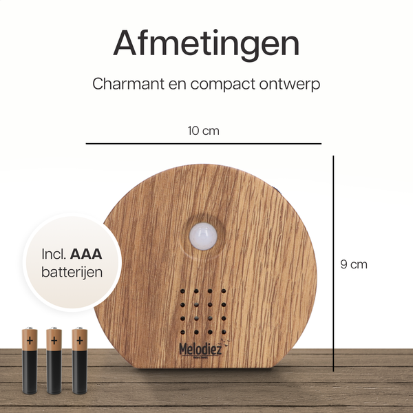 Melodiez music box  - Donkerhout