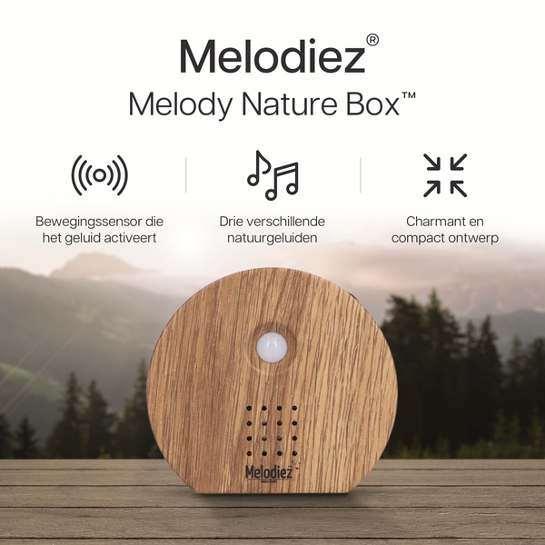 Melodiez music box  - Donkerhout