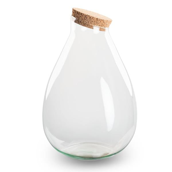 Terrarium fles met kurk - Gesloten terrarium - Drop XL - ↑ 37 cm