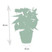 Anthurium andreanum Esudo incl. PURE mand - 45cm - Ø12 - 123flora.nl