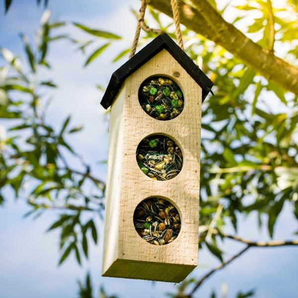 Bird-Buffet | Chalet feeder vogelhuisje | 500 gram - Boomklevers - 123flora.nl