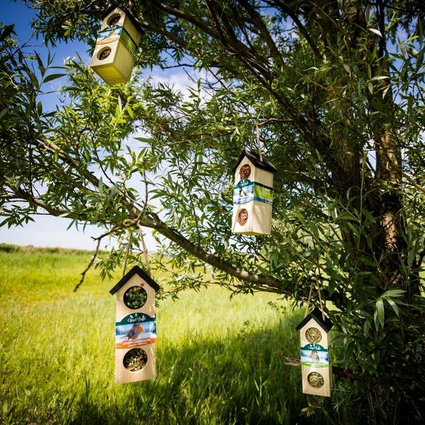 Bird-Buffet | Chalet feeder vogelhuisje | 500 gram - Mussen - 123flora.nl