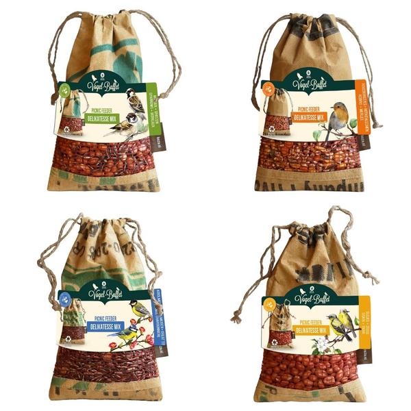 Bird Buffet | Vogelvoer Picknick mix Set van 4 | 4x 300gr - 123flora.nl