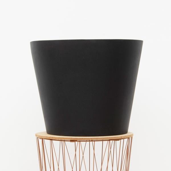 Bucket Black - L - 68x60 - 123flora.nl