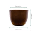 Pot Eggy Bronze - D55 x H43 - 123flora.nl