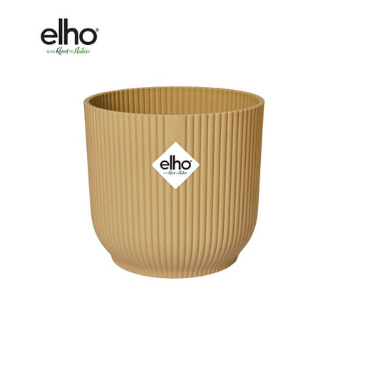 Pot elho Vibes Fold Round geel - D14 x H13 - 123flora.nl