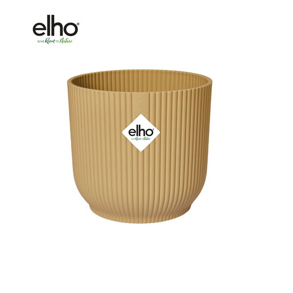 Pot elho Vibes Fold Round geel - D18 x H17 - 123flora.nl