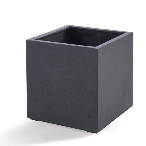 Pot Grigio Cube Antraciet - D60 x H60 - 123flora.nl