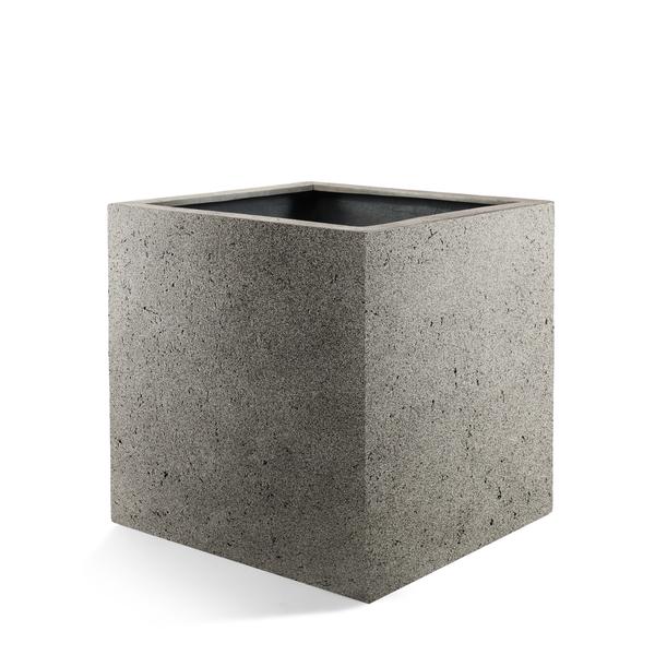 Pot Grigio Cube Natural Concrete - D40 x H40 - 123flora.nl