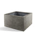 Pot Grigio Low Cube Natural Concrete - D60 x H40 - 123flora.nl