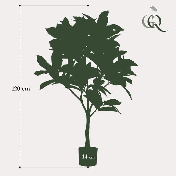 Kunstplant - Croton Codiaeum - Wonderstruik - 120 cm