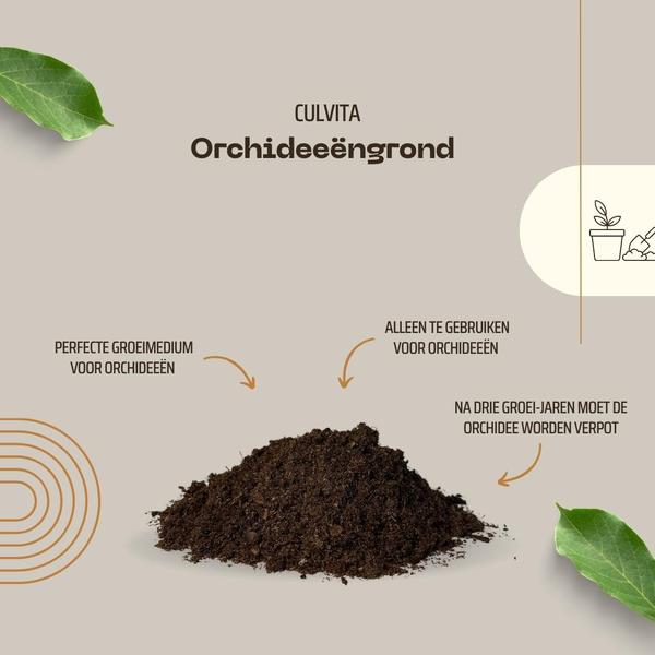 Culvita - Orchidee grond 5 liter - potgrond geschikt voor Orchidee