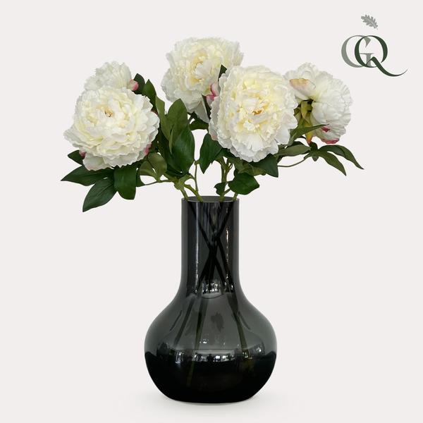 Kunstbloemen Solo - Crème - Peonies - x 5 - 65cm