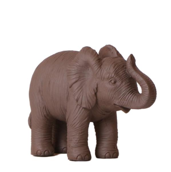 Kolibri Home | Ornament - Decoratie beeld Elephant - Brown