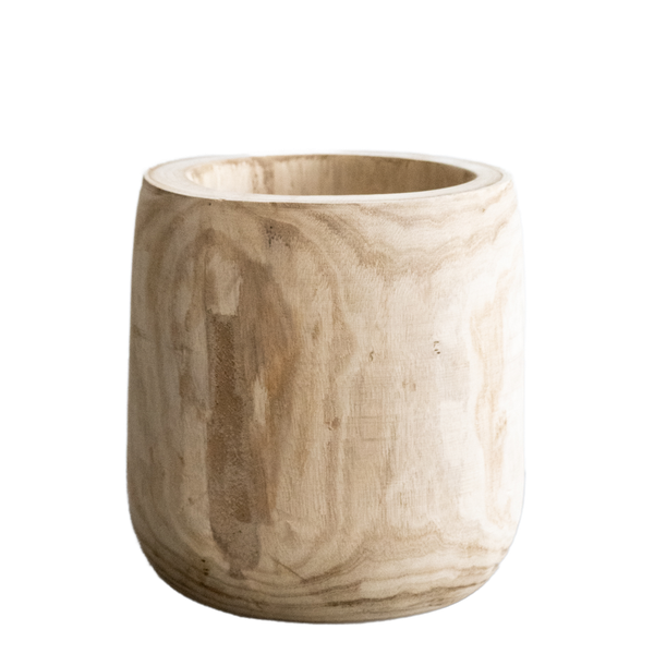 Pot - Hout lichtbruin - Pia pot - L - H31 W29