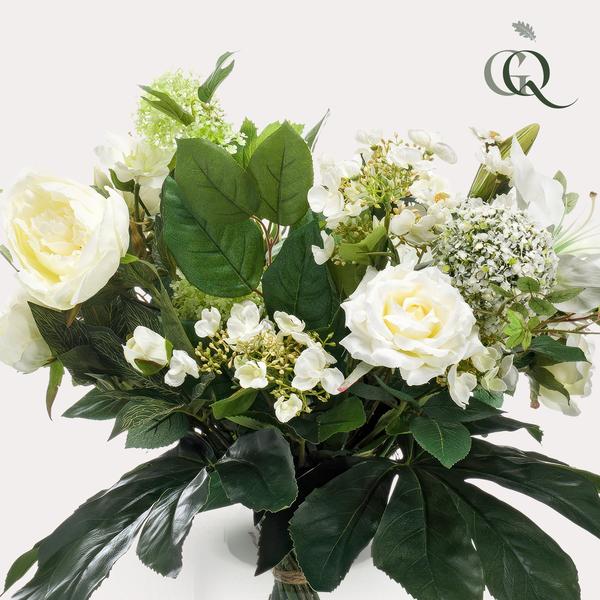 Kunstbloemen - Boeket- M - White Dream - 60 cm