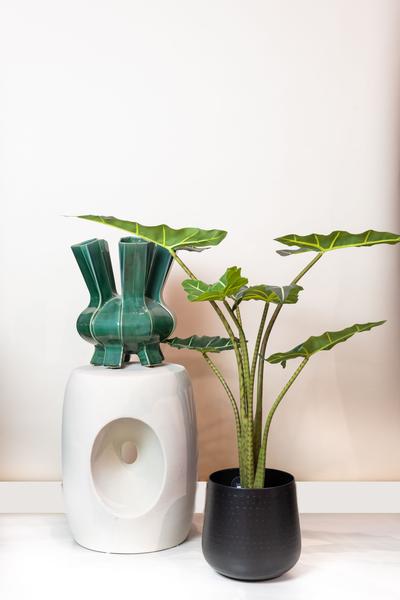 Kunstplant - Alocasia Frydek - Olifantsoor - 80 cm