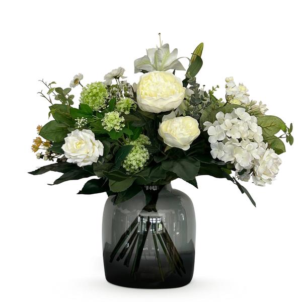 Kunstbloemen - Boeket- M - White Dream - 60 cm