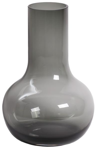 Vaas glas - S - H37 W25 - Seim - Grey - 123flora.nl